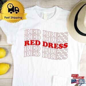 Red Dress Jonas Brothers Burninup Tour T-shirt